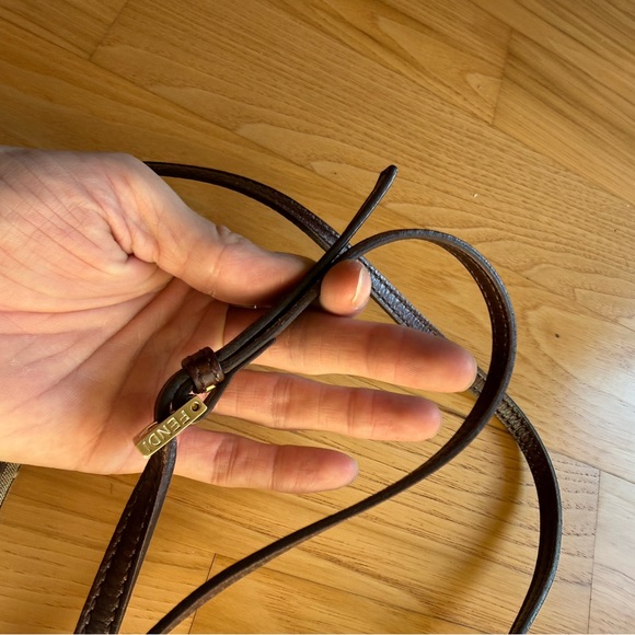 Fendi 2006 Zucchino monogram baguette crossbody bag - Picture 8 of 16